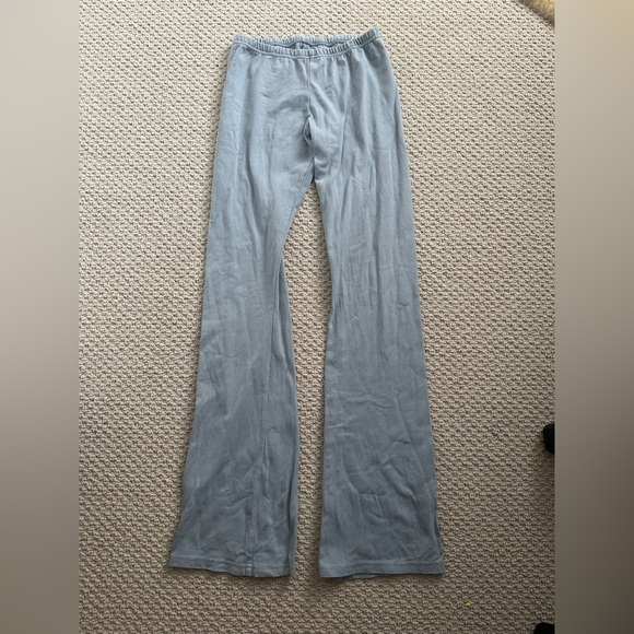 Brandy Melville Pants - Brandy Melville light blue yoga pants / flare leggings